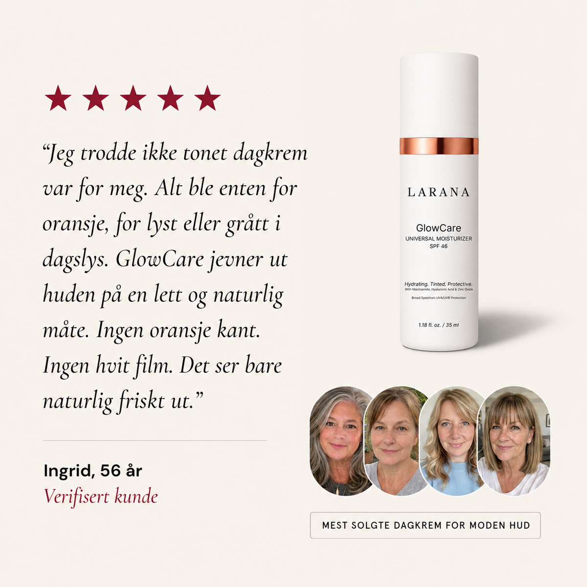 Getönte Tagescreme SPF 46 A/B
