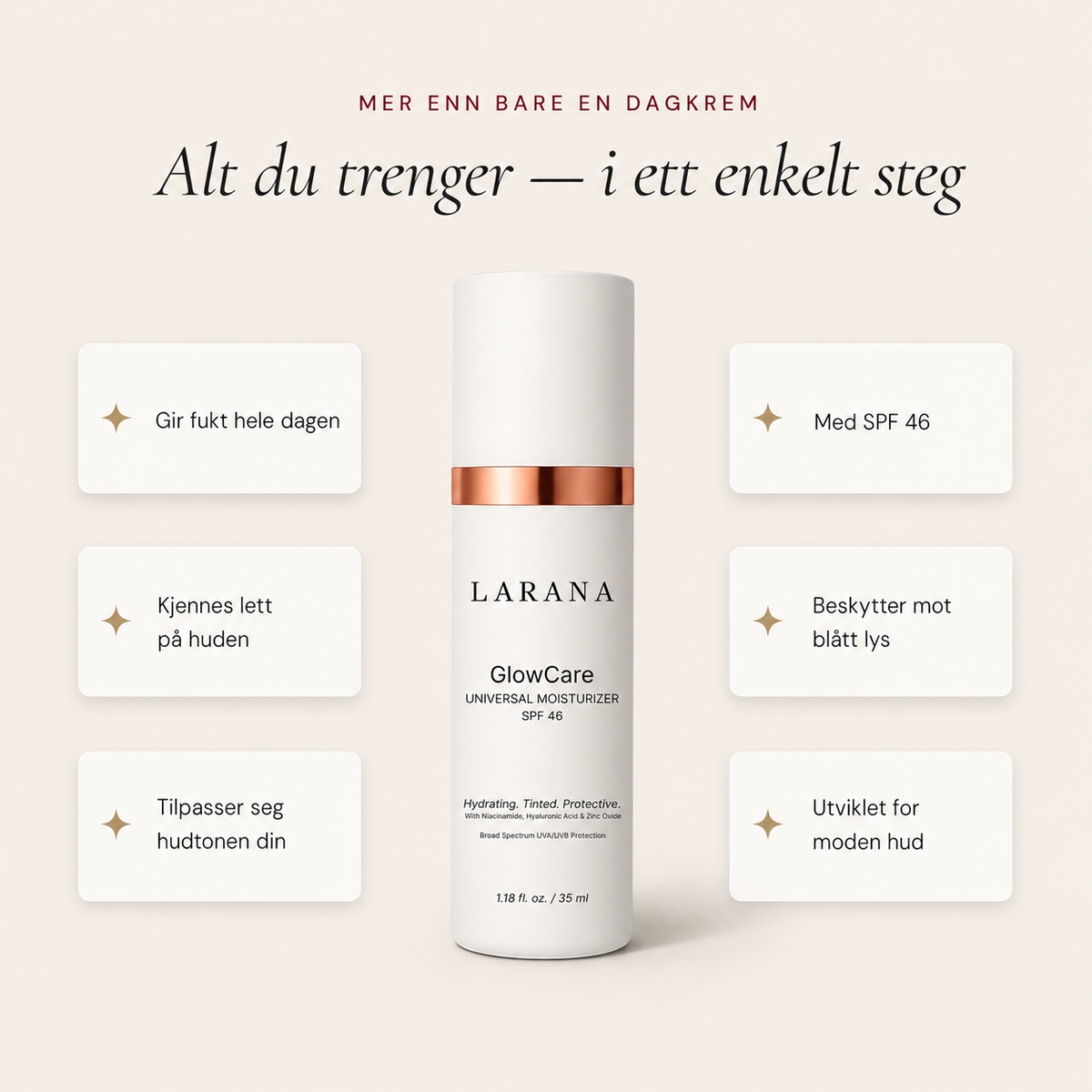 Getönte Tagescreme SPF 46 A/B